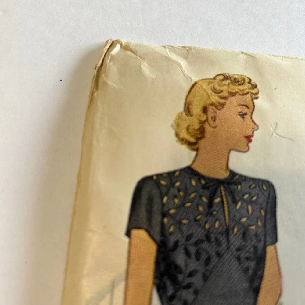 McCalls Vintage 1940's Pattern #7321 Misses Dress Size‎ 14 Bust 32